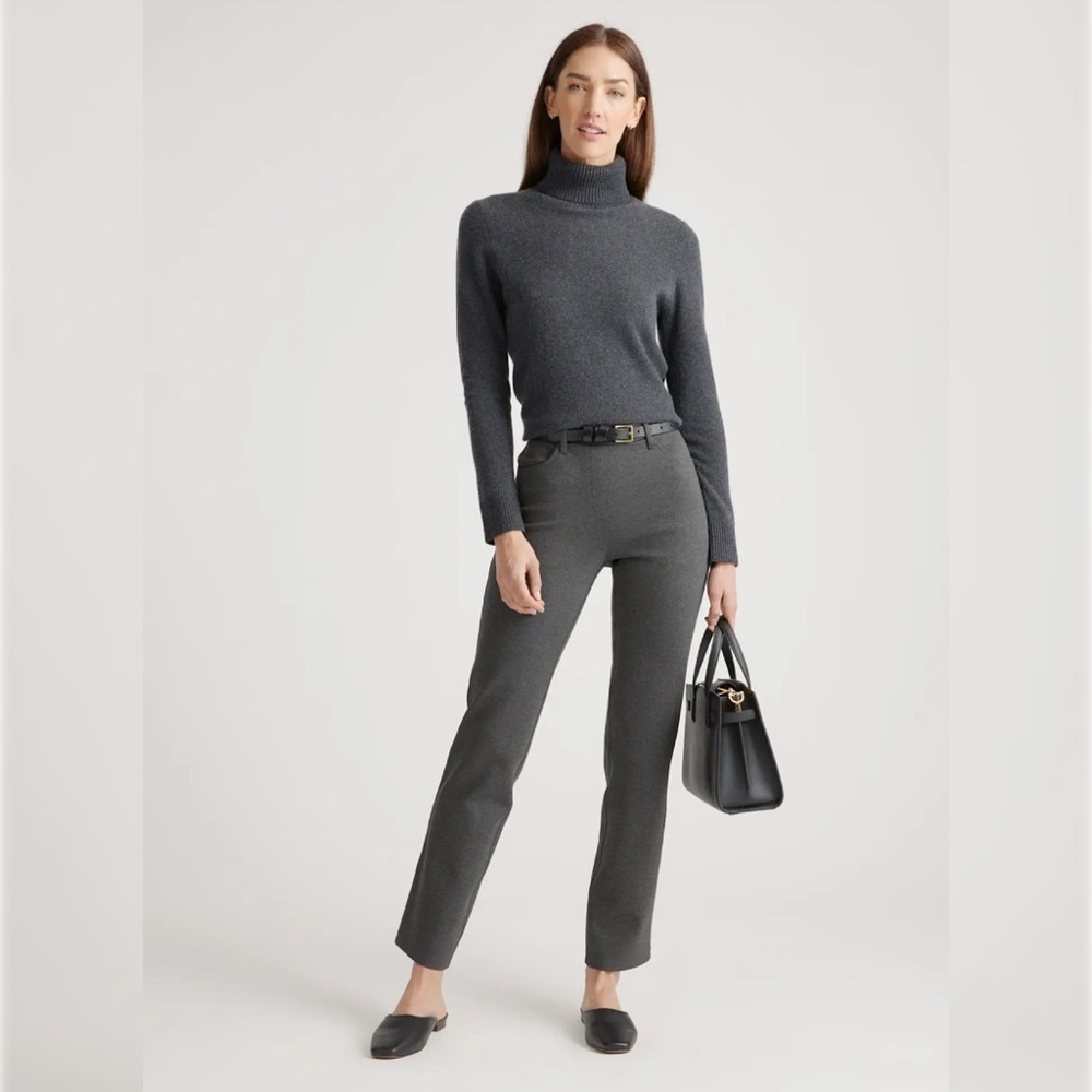 NWOT Quince Ulta-Stretch Ponte Straight Leg Pant